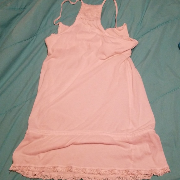 Spaghetti strap White shirt with embellishments - Picture 2 of 2